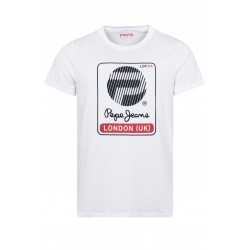 Pepe Jeans '45Th 04m' Retro Print T-shirt PM506449-803