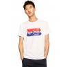 Pepe Jeans 'Milborn' T-Shirt Paint Effect White PM507169-802