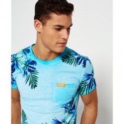 Superdry California Tropical-Print Pocket T-Shirt M10006FO