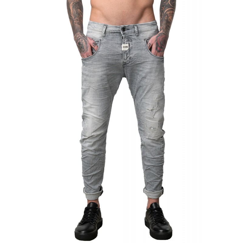Cosi Jeans Denim Ανδρικό Παντελόνι Grey Maggio 6