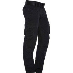 Schott NYC Multipocket Combat Pants Black TRBATTLE70PKR