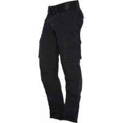Schott NYC Multipocket Combat Pants Black TRBATTLE70PKR