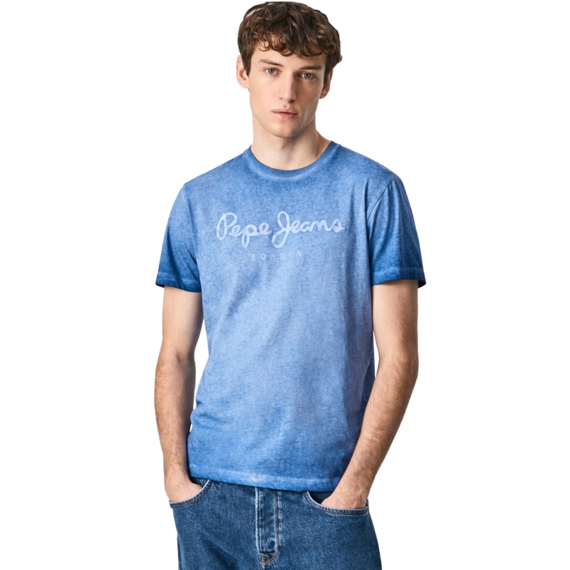 Pepe Jeans Ανδρικό T-Shirt Γαλάζιο PM508275-582